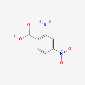 Chemical structure of 4-Nitroanthranilic acid