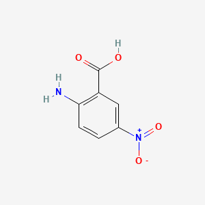 Chemical structure of 2-Amino-5-nitrobenzoic acid