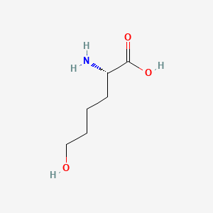 Chemical structure of epsilon-Hydroxynorleucine