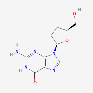 Chemical structure of Dideoxyguanosine