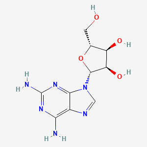 Chemical structure of 2-Aminoadenosine