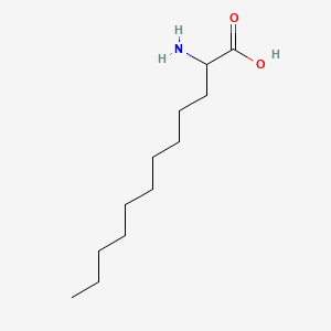 Chemical structure of 2-Aminododecanoic acid