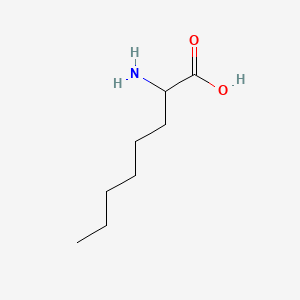 Chemical structure of 2-Aminooctanoic acid