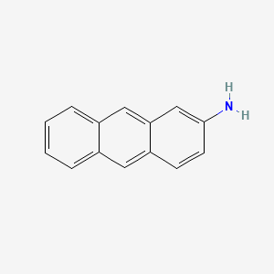 Chemical structure of 2-Anthramine