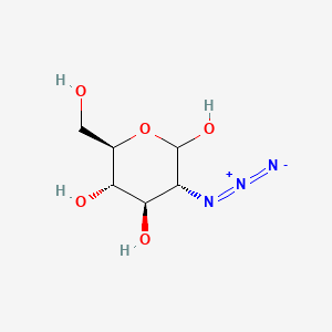 Chemical structure of 2-Azido-2-deoxy-D-glucose