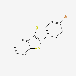 Chemical structure of 2-Bromo[1]benzothieno[3,2-b][1]benzothiophene