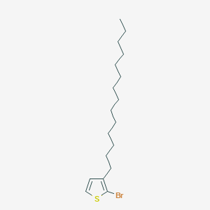 Chemical structure of 2-Bromo-3-tetradecylthiophene