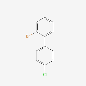 Chemical structure of 2-Bromo-4'-chloro-1,1'-biphenyl