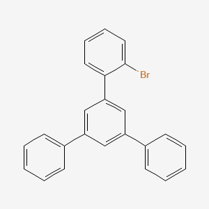 Chemical structure of 2-Bromo-5'-phenyl-1,1':3',1''-terphenyl