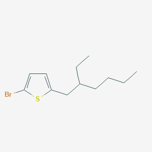 Chemical structure of 2-Bromo-5-(2-ethylhexyl)thiophene