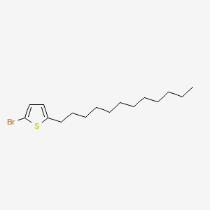 Chemical structure of 2-Bromo-5-dodecylthiophene