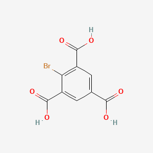 Chemical structure of 2-Bromobenzene-1,3,5-tricarboxylic acid