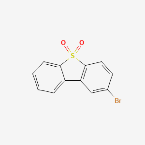 Chemical structure of 2-Bromodibenzo[b,d]thiophene 5,5-dioxide