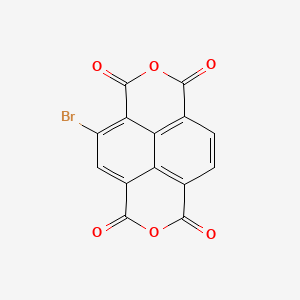 Chemical structure of 2-Bromonaphthalene-1,4,5,8-tetracarboxylic 1,8:4,5-Dianhydride