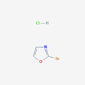 Chemical structure of 2-Bromooxazole hydrochloride
