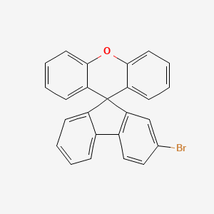 Chemical structure of 2-Bromospiro[fluorene-9,9'-xanthene]