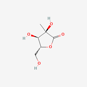 Chemical structure of 2-C-Methyl-D-ribono-1,4-lactone