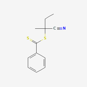 Chemical structure of 2-Cyanobutan-2-yl benzodithioate