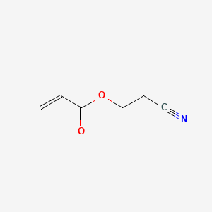 Chemical structure of 2-Cyanoethyl acrylate