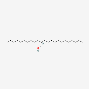 Chemical structure of Decyltetradecanol