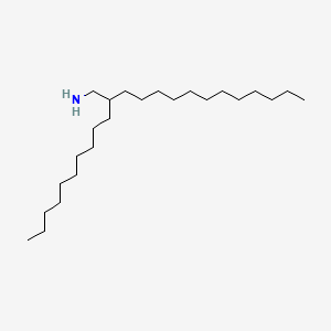 Chemical structure of 2-Decyltetradecan-1-amine