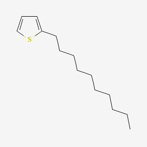 Chemical structure of 2-Decylthiophene