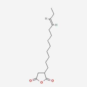 Chemical structure of 2-Dodecen-1-Ylsuccinic Anhydride