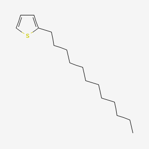 Chemical structure of 2-Dodecylthiophene