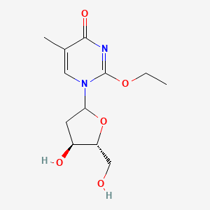 Chemical structure of O(2)-Ethylthymidine