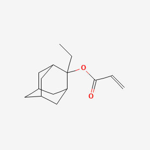 Chemical structure of 2-Ethyl-2-adamantyl acrylate
