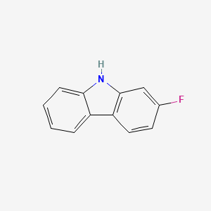 Chemical structure of 2-Fluoro-9H-carbazole