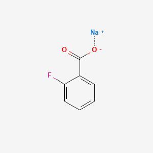 Chemical structure of 2-Fluorobenzoic acid sodium