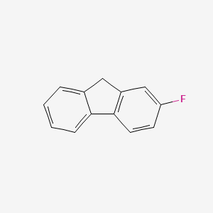 Chemical structure of 2-Fluorofluorene