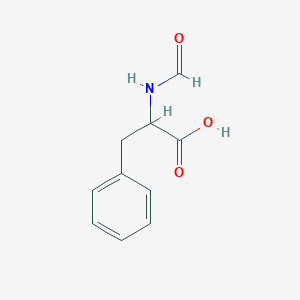 Chemical structure of N-Formyl-dl-phenylalanine