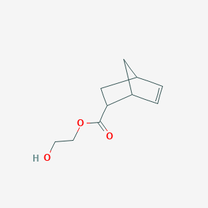 Chemical structure of 2-Hydroxyethyl 5-norbornene-2-carboxylate