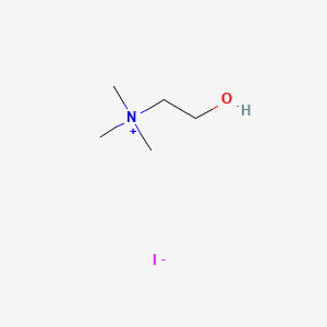 Chemical structure of Choline iodide
