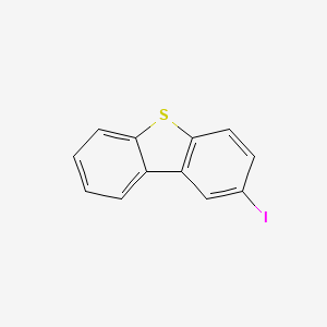 Chemical structure of 2-Iododibenzothiophene
