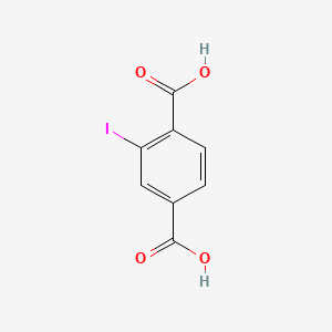 Chemical structure of 2-Iodoterephthalic acid