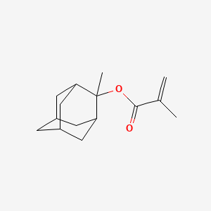Chemical structure of 2-Methyl-2-adamantyl methacrylate