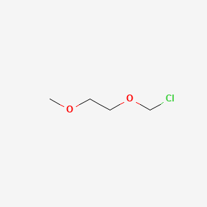 Chemical structure of 2-Methoxyethoxymethylchloride