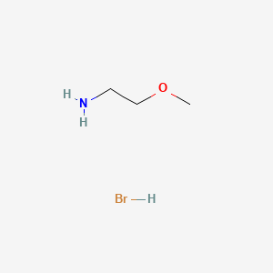 Chemical structure of 2-Methoxyethylamine Hydrobromide