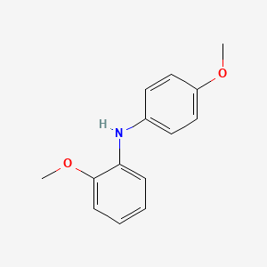 Chemical structure of 2-Methoxy-N-(4-methoxyphenyl)aniline