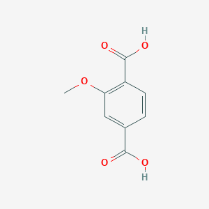 Chemical structure of 2-Methoxyterephthalic acid