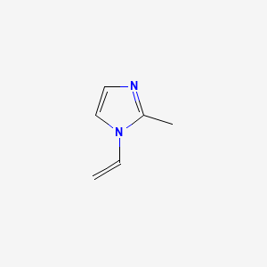 Chemical structure of 2-Methyl-1-vinylimidazole
