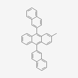 Chemical structure of 2-Methyl-9,10-di(2-naphthyl)anthracene