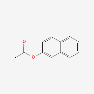 Chemical structure of 2-Naphthyl acetate