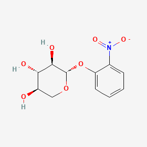 Chemical structure of 2-Nitrophenyl b-D-xylopyranoside