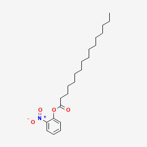 Chemical structure of 2-Nitrophenyl palmitate