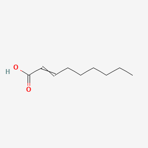 Chemical structure of 2-Nonenoic Acid