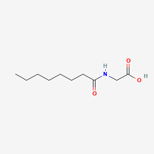 Chemical structure of Capryloyl Glycine